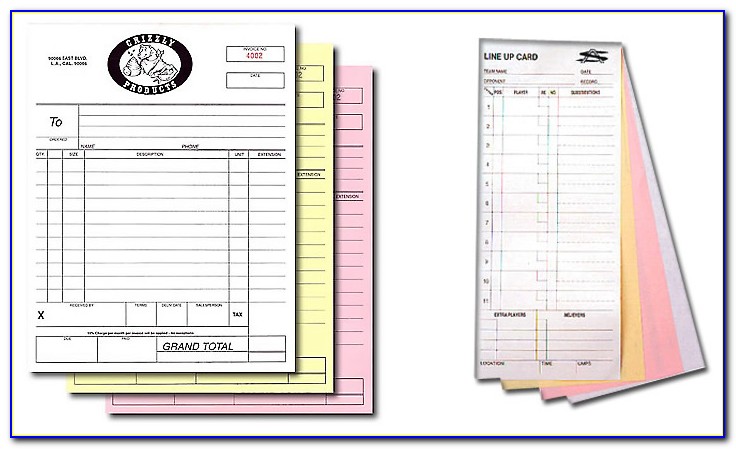 Carbonless Business Forms Printing