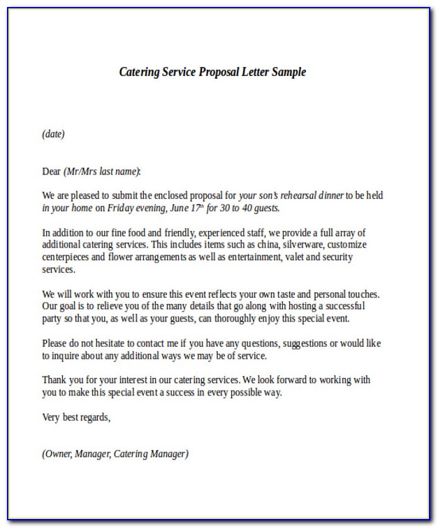 Cleaning Services Proposal Cover Letter