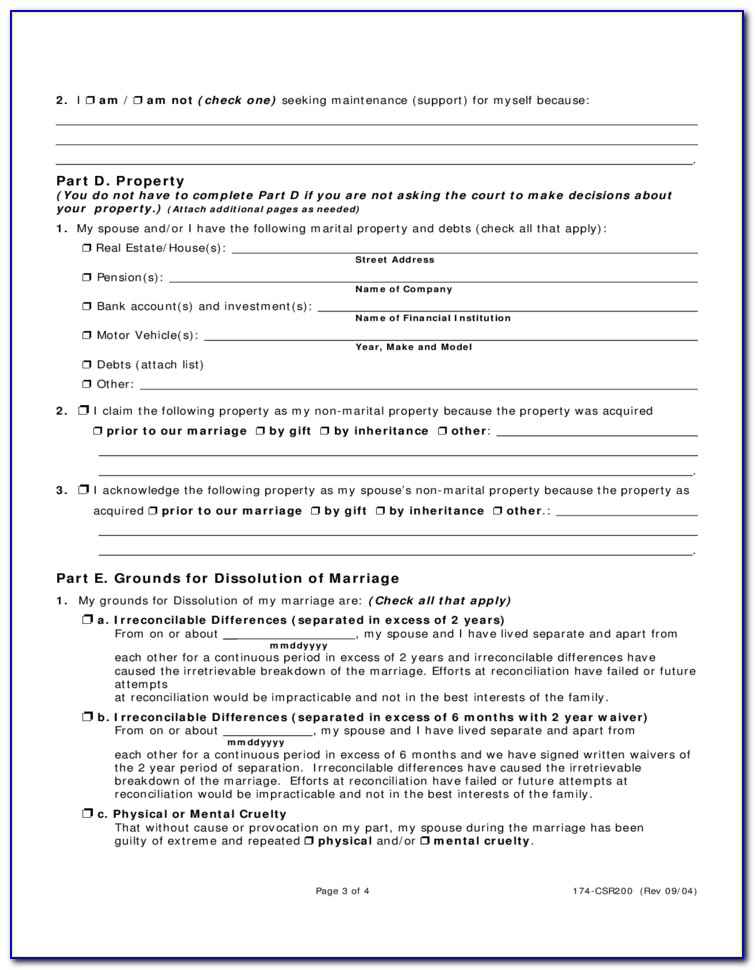 Dissolution Of Marriage Butler County Ohio Forms
