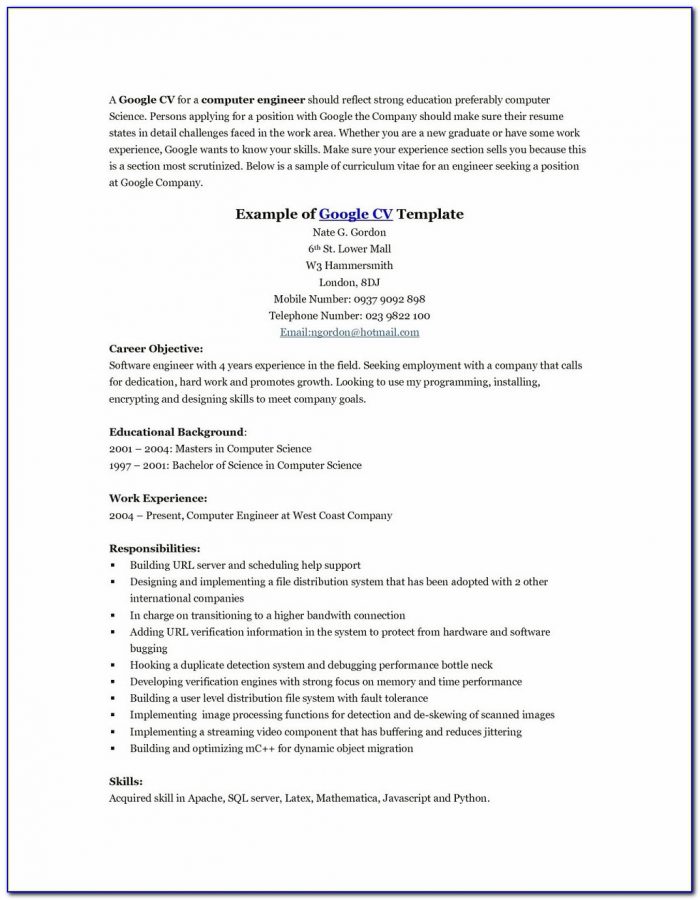 Download Cover Letter Resume Word Format