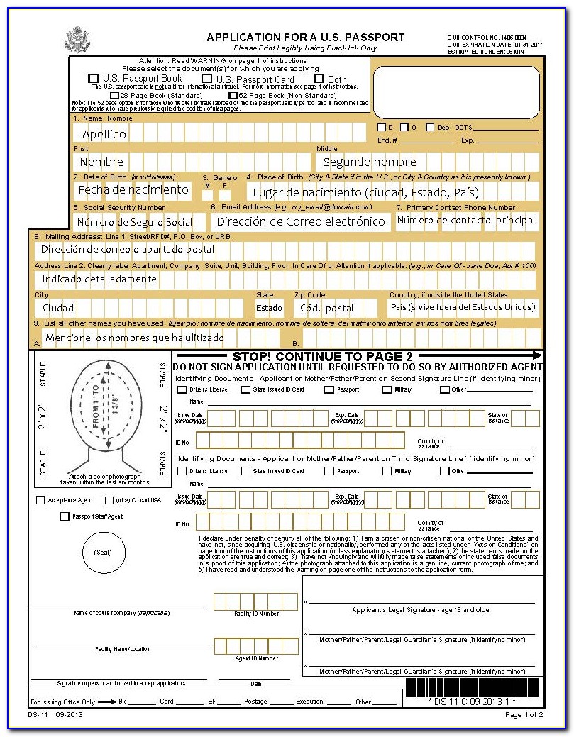 Ds 11 Fillable Form 2018