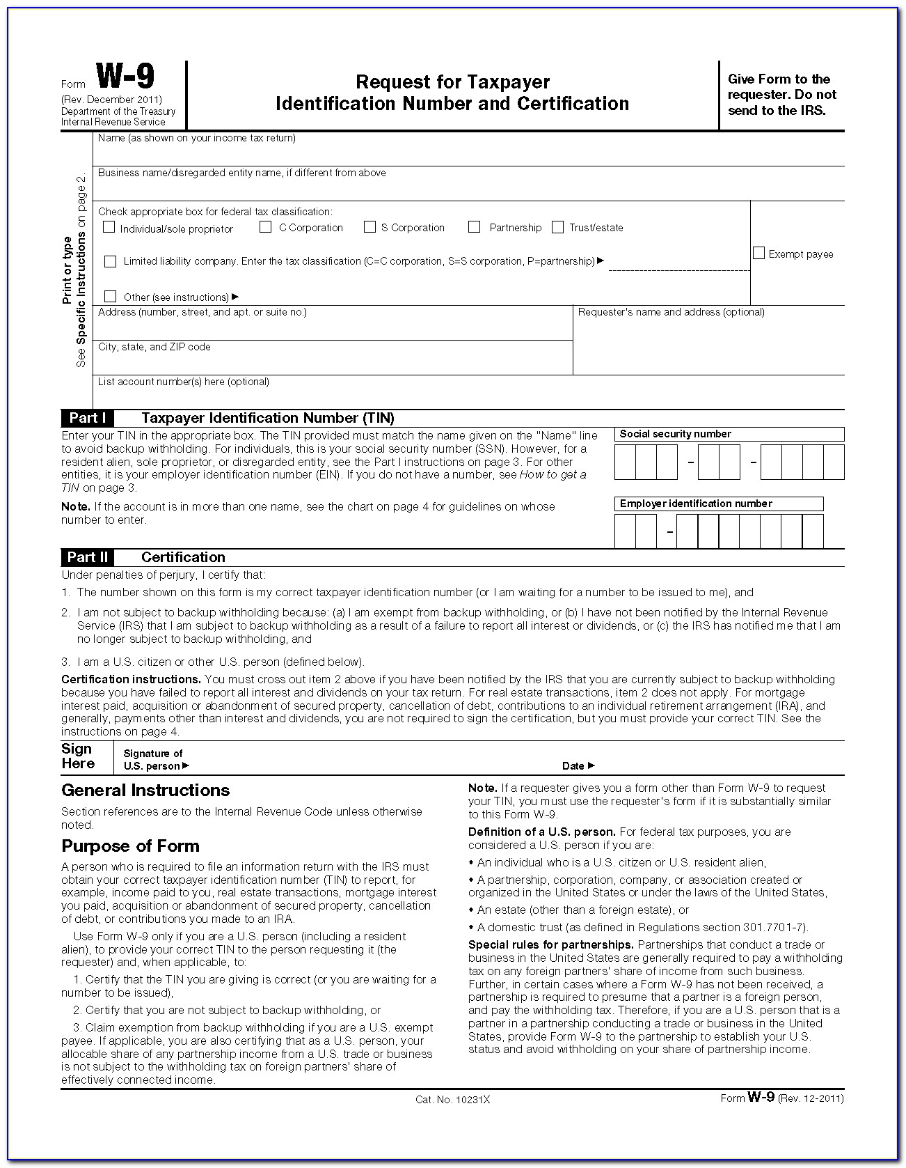 Fillable Irs Forms Pdf