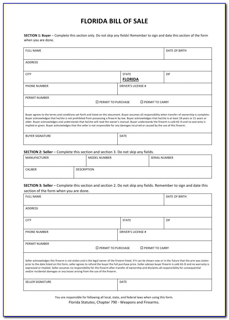 Florida Concealed Weapons Permit Renewal Application Form