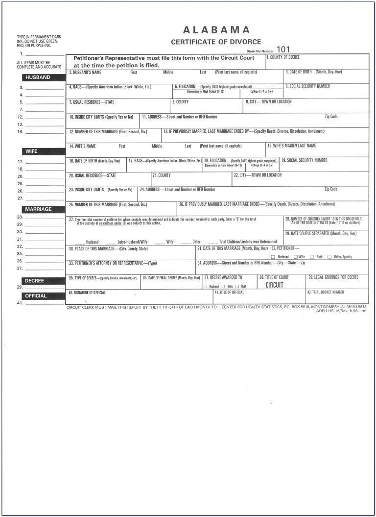Free No Fault Divorce Forms Alabama Form Resume Examples wQOj3lgkx4