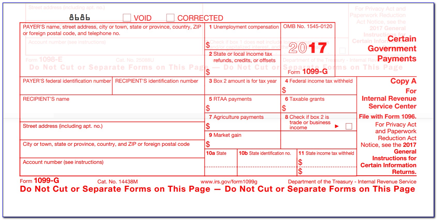 Free Printable 1099 Forms From Irs