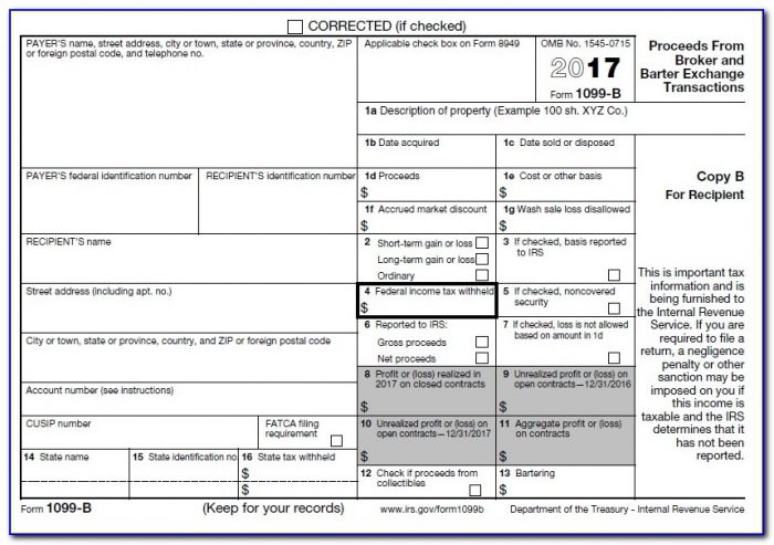 Free Printable 1099 Misc Form 2016