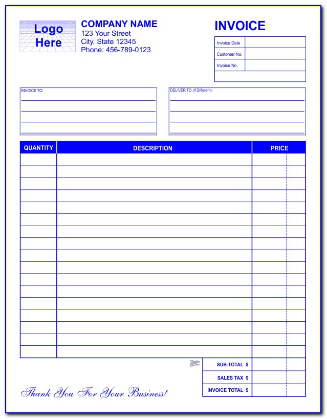 Free Printable Business Inventory Forms