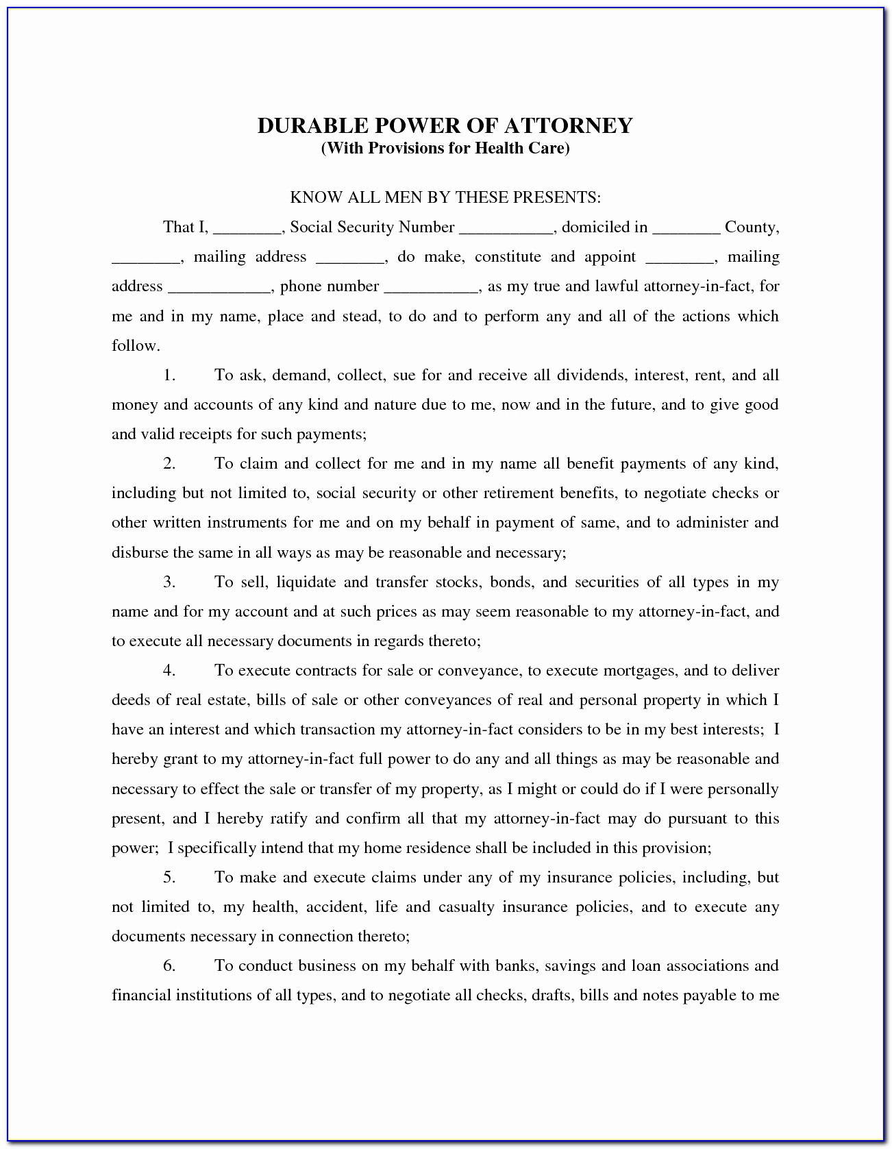 Missouri Durable Power Of Attorney Form New 50 Beautiful Missouri Durable Power Attorney Form Documents