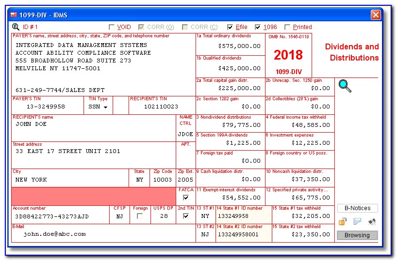 Irs 1099 Form For Subcontractors