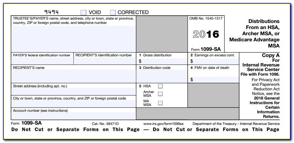 Irs Form 1099 Misc Instructions 2016