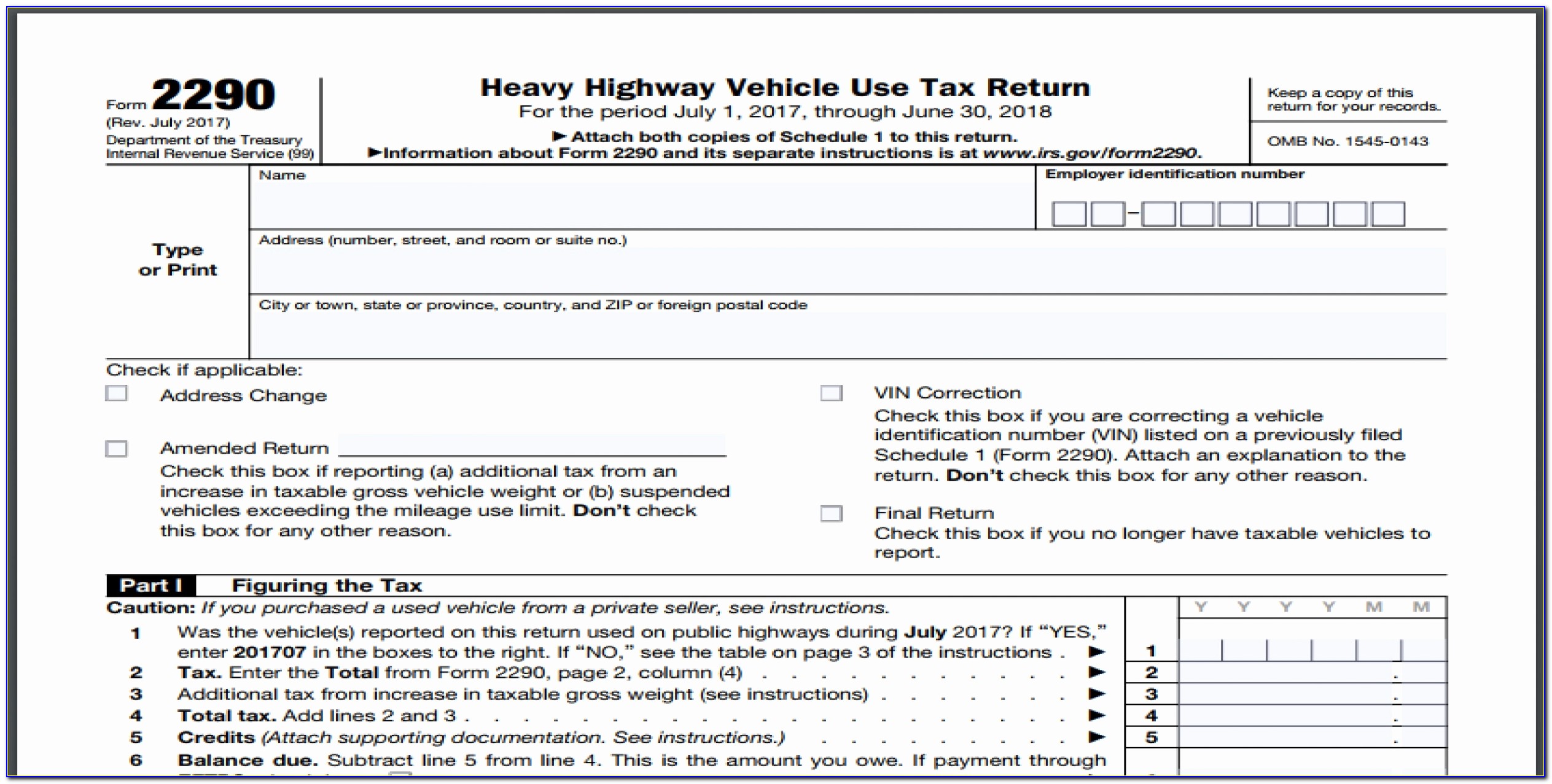 2290 Form Inspirational Irs Form 2290 Instructions Choice Image Form Example Ideas