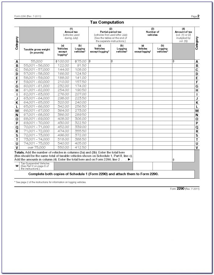 Irs Form 2290 Payment