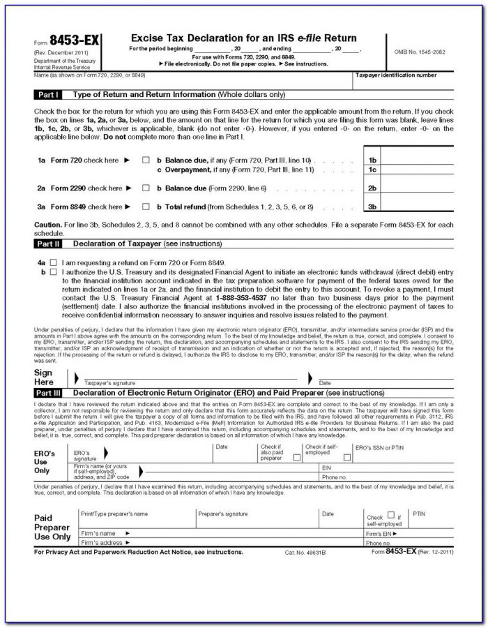 Irs 2290 Form Instructions