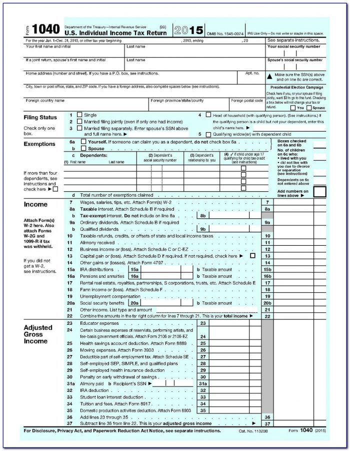 Irs Forms 1040x