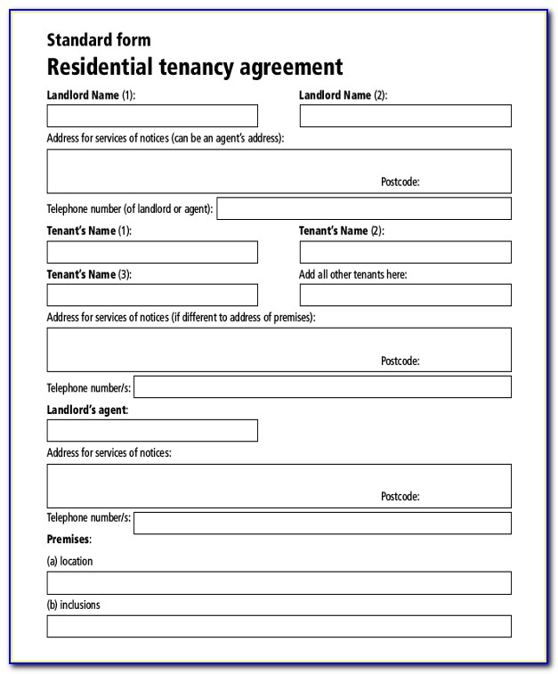 Landlord Tenant Agreement Form Saskatchewan