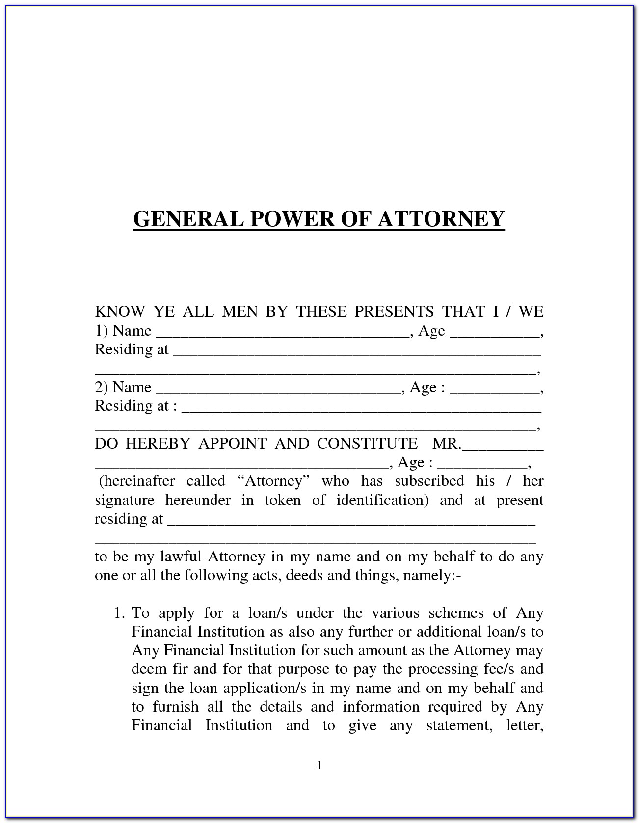 Legalzoom Power Of Attorney Forms