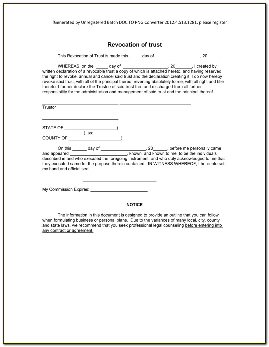 Living Revocable Trust Form Suze Orman