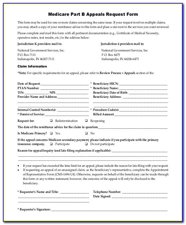 Sample Medicare Form – 8+ Examples In Word, Pdf Within Medicare With Medicare Part B Form