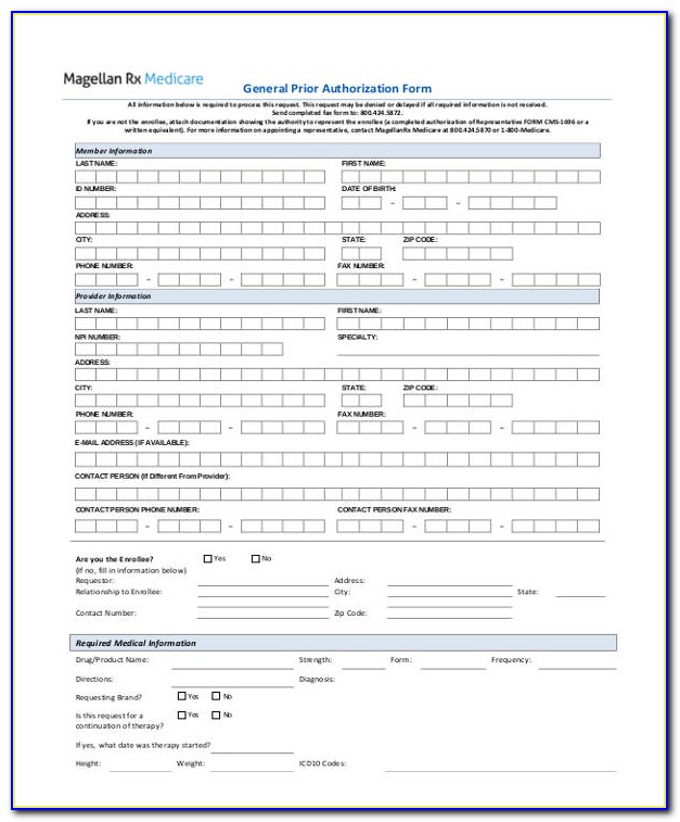 Medicare Prior Authorization Form For Suboxone