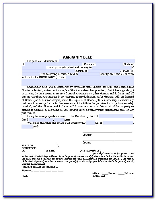Mo Beneficiary Deed Form