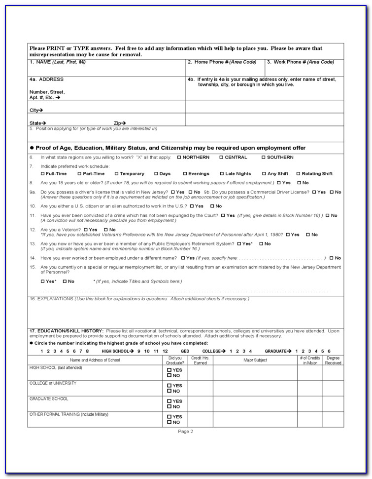 Nj Expungement Forms