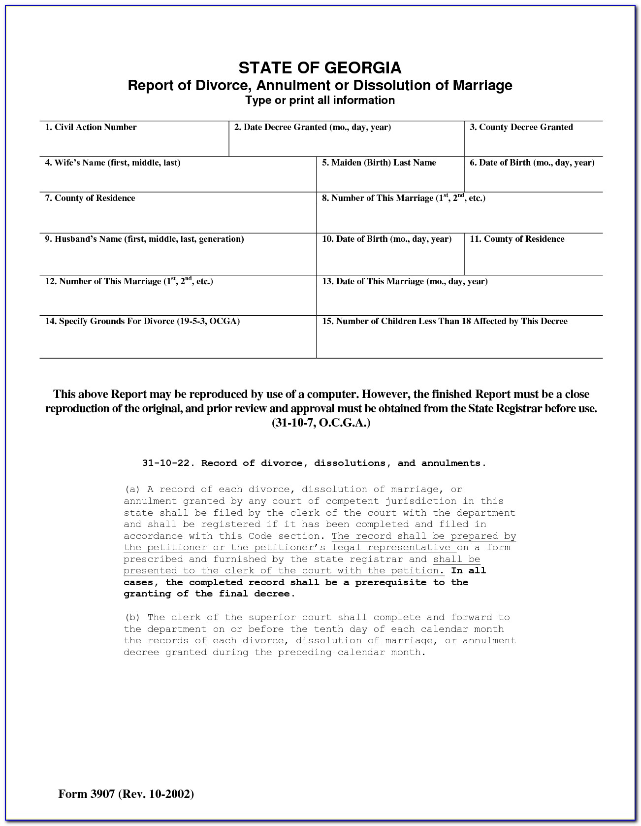 Free Printable Uncontested Divorce Papers Form Resume