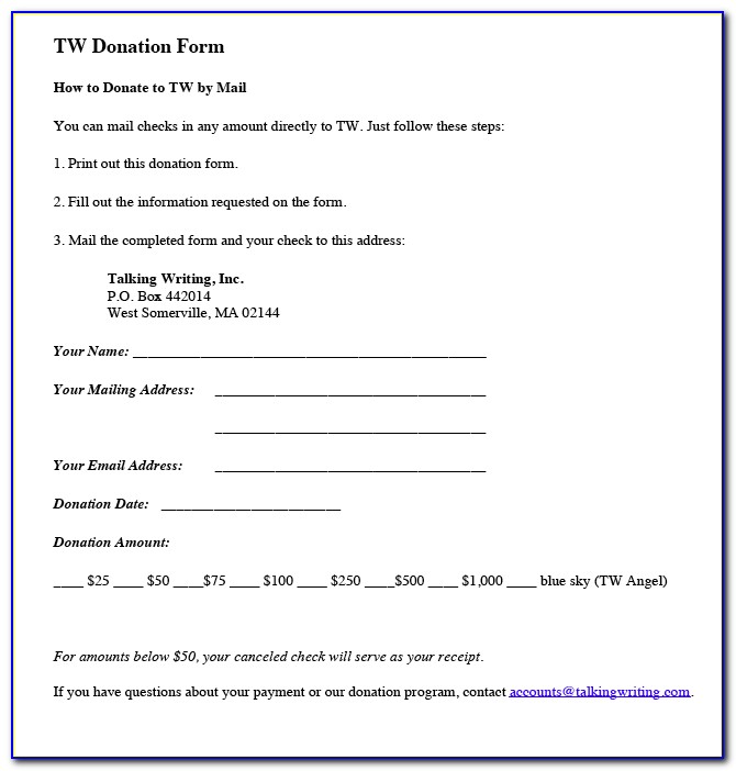 Online Donation Forms For Nonprofits