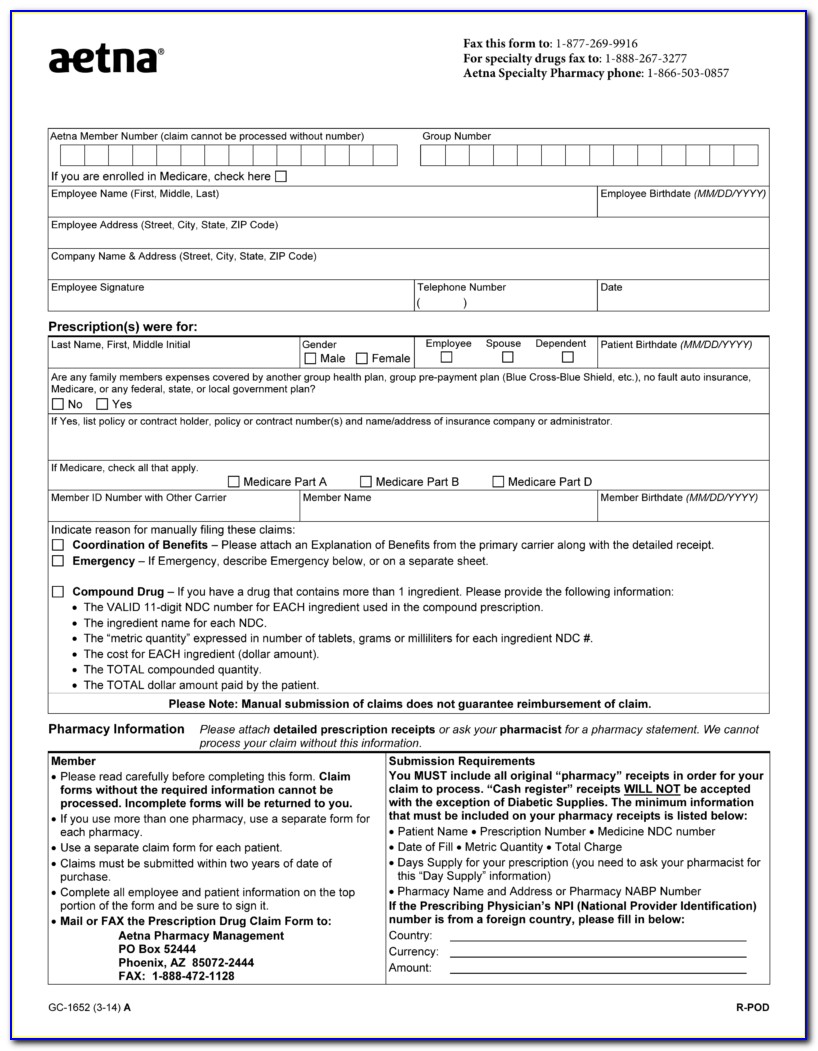 Prior Auth Form For Medicare Part D