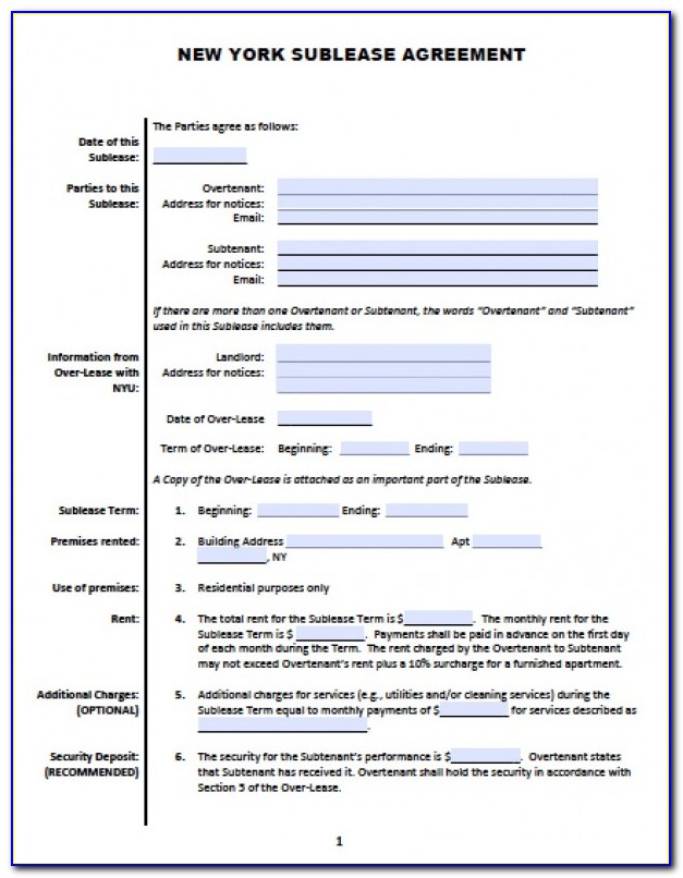 Residential Lease Application Form Pdf