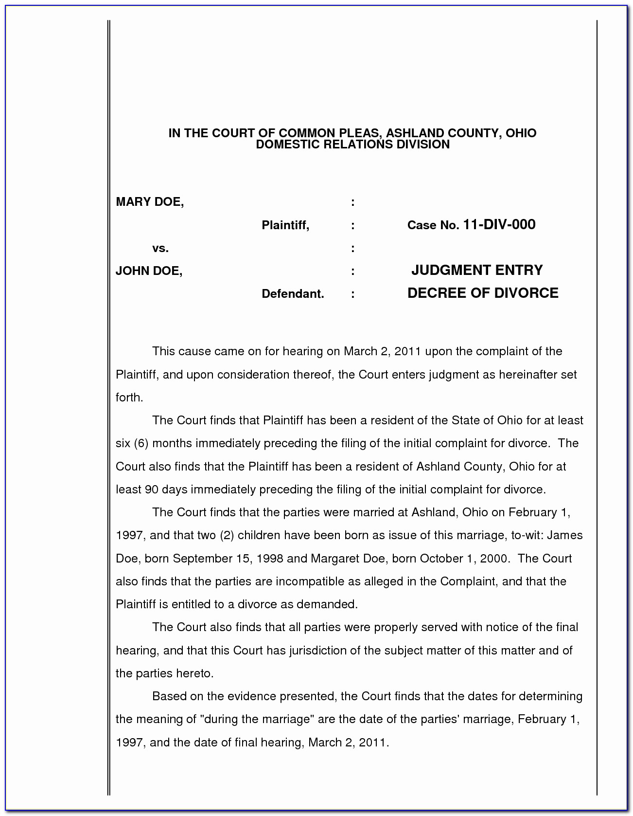 Tarrant County Divorce Filing Fee
