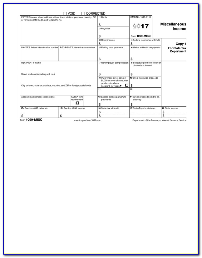 1099 Form 2010 Fillable