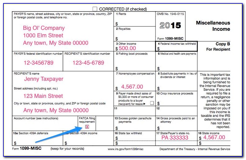 1099 Misc Income Form 2017