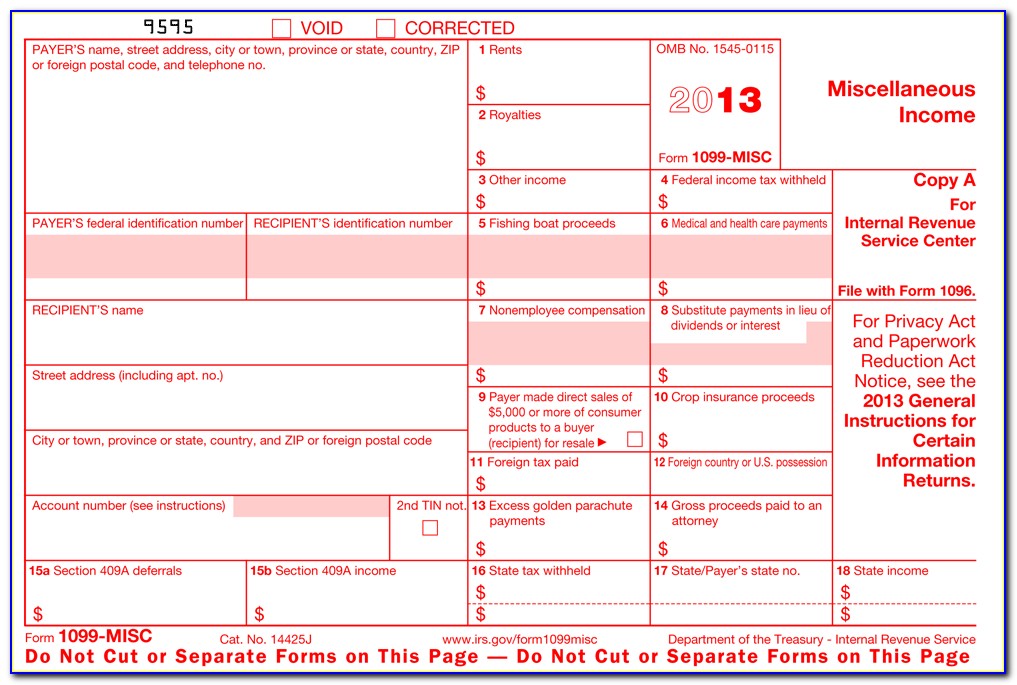 1099 Misc Income Form Download