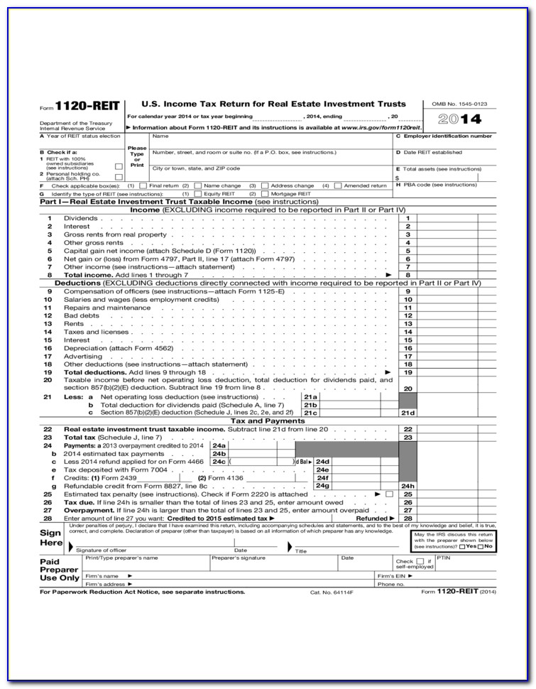 2014 Form 1120s Instructions
