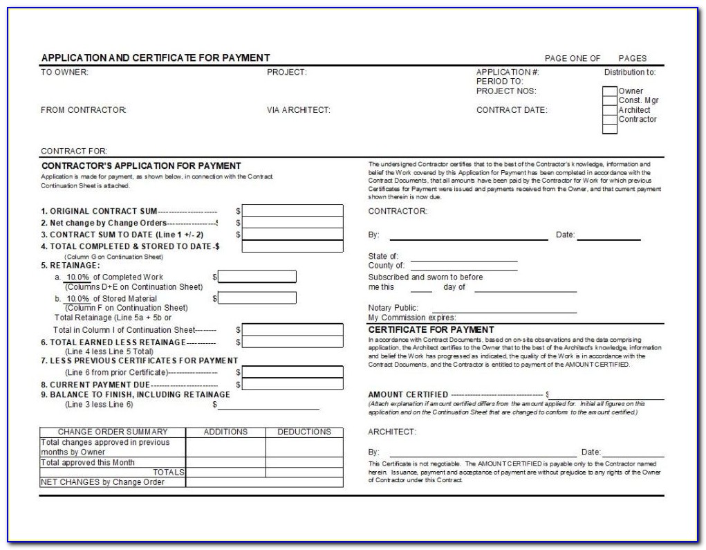 A1a Contractor Form