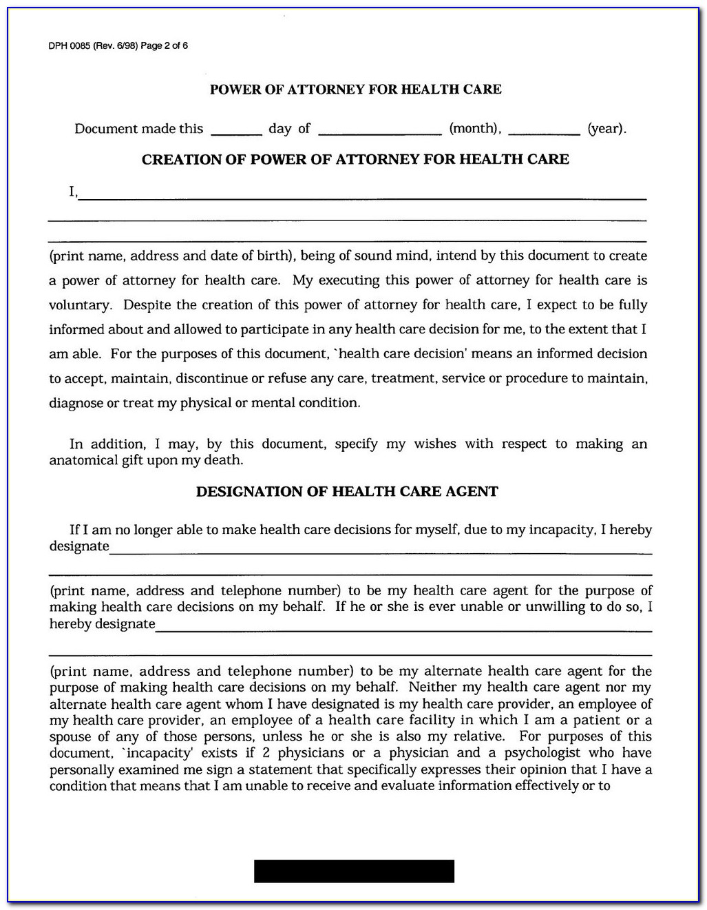 Advance Healthcare Directive Form California Kaiser