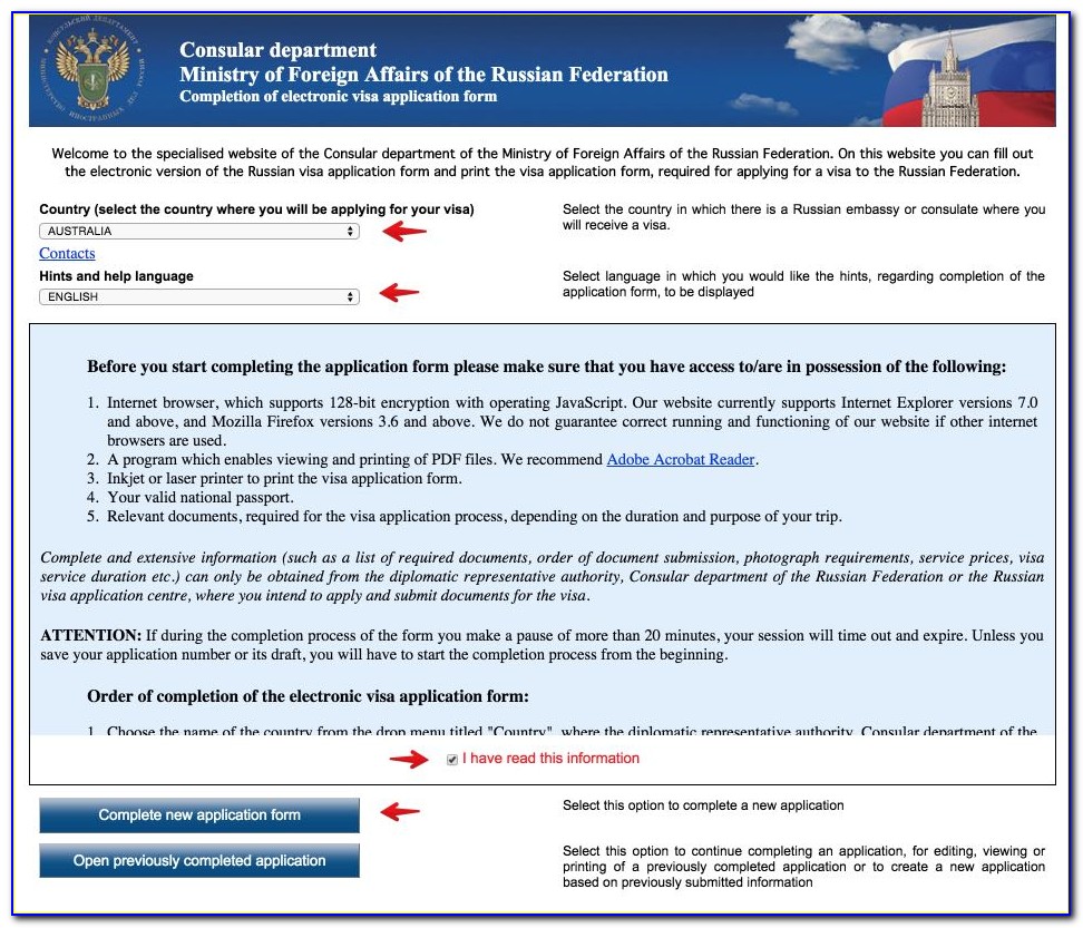 Australia Visa Application Form Online