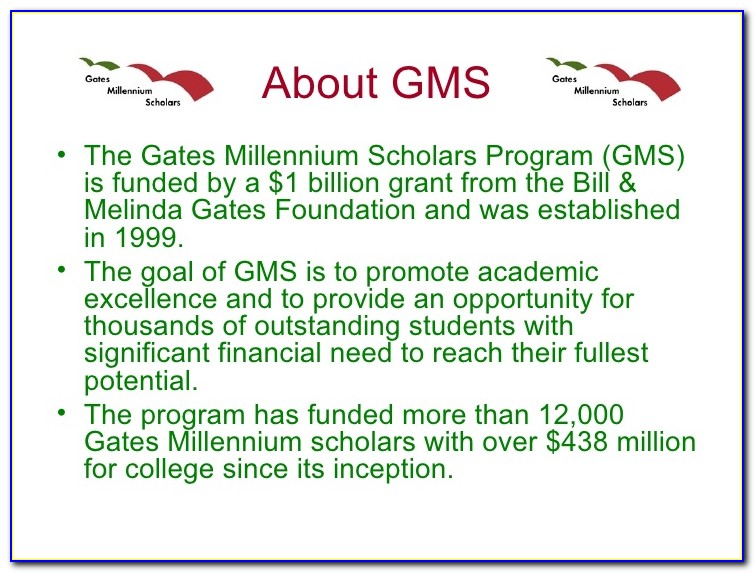 Bill And Melinda Gates Foundation Grant Application Form