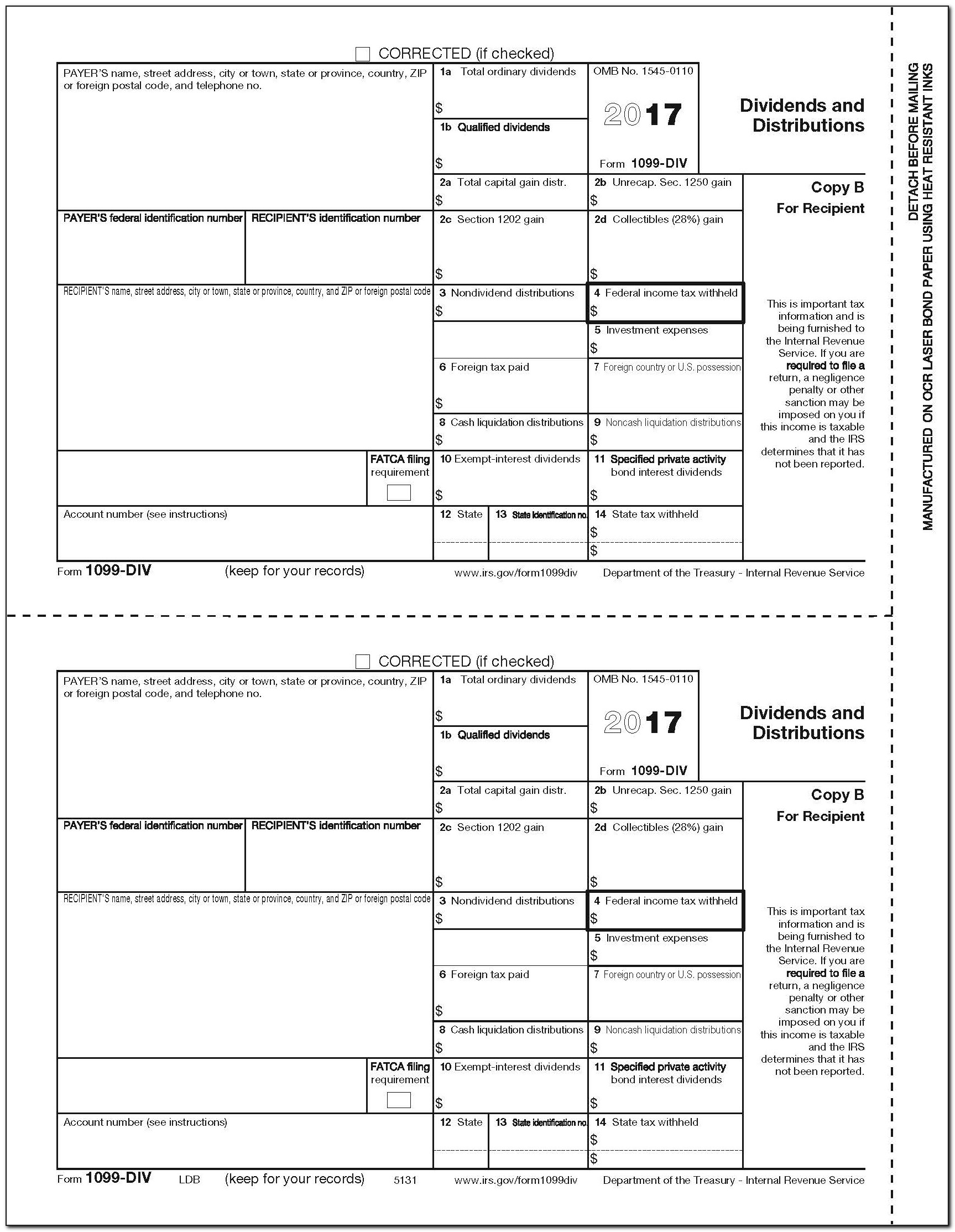 Blank 1099 Misc Form 2014