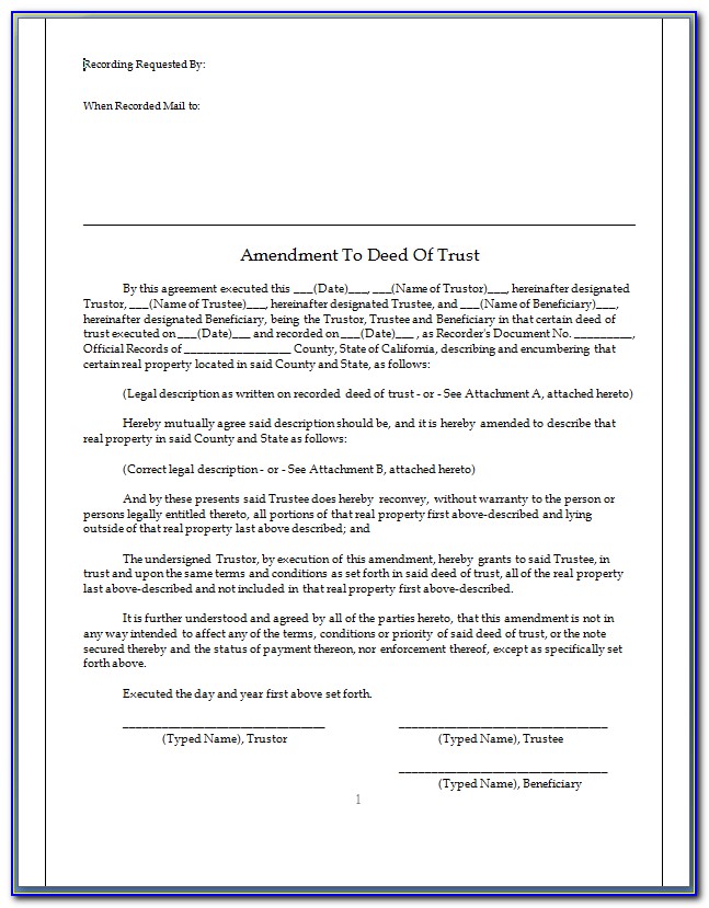 California Deed Of Trust Form 3005