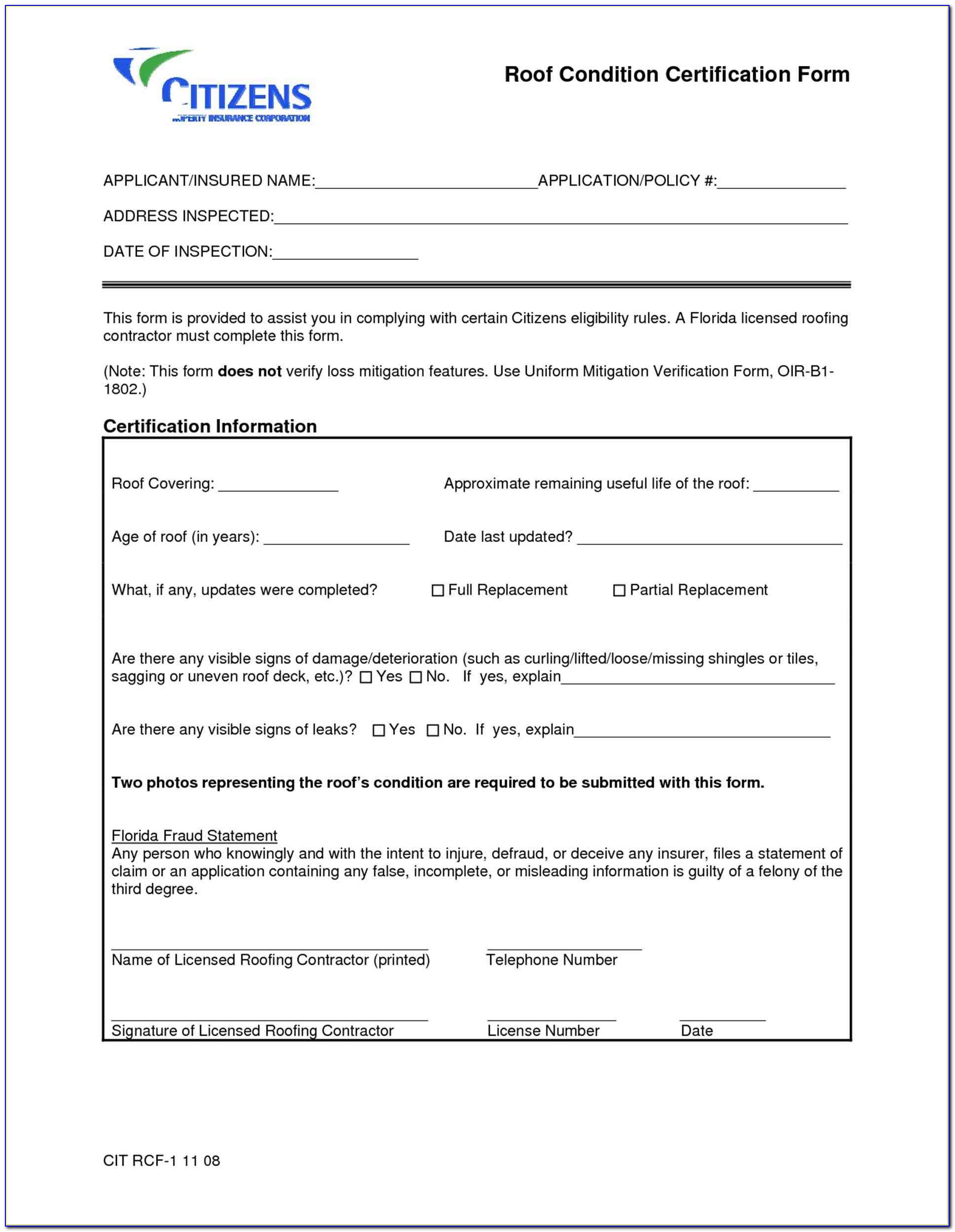Certainteed Roofing Warranty Claim Form