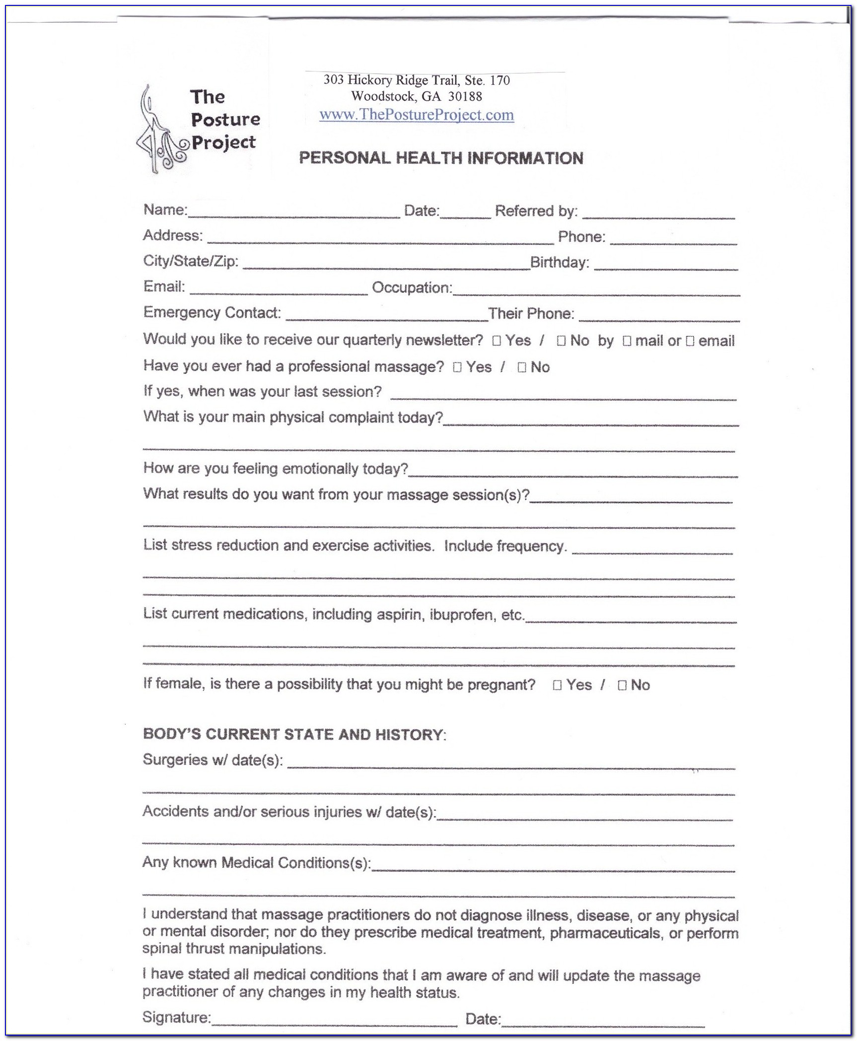 Client Intake Form Template Unique Massage Facial Loolhaspa Dayspa Intake Form And Faqs Therapy