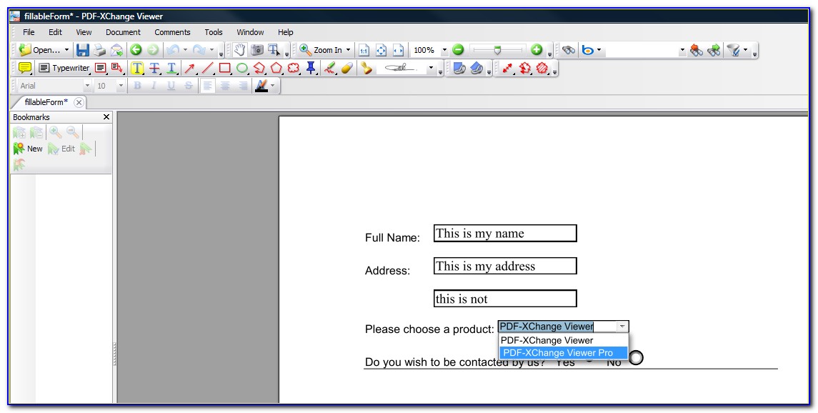 Create Fillable Form Online