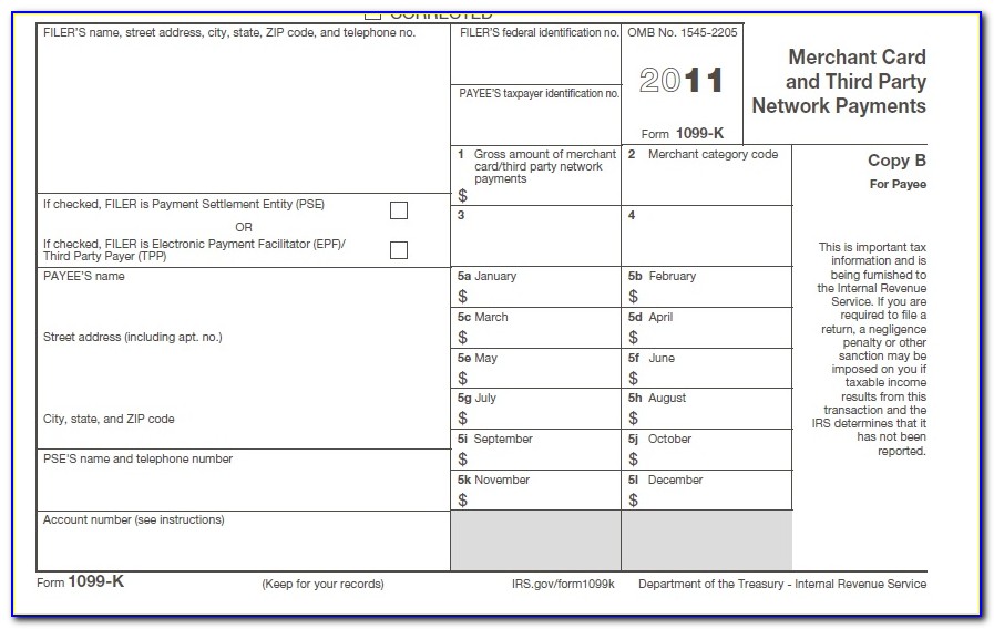 Creating A 1099 Form Free