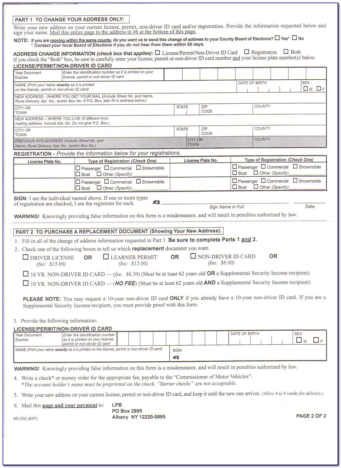 Dmv California Registration Form