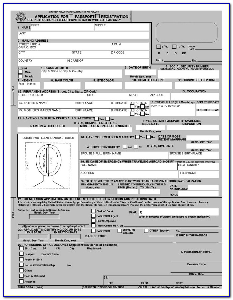 Ds 82 Form Fee