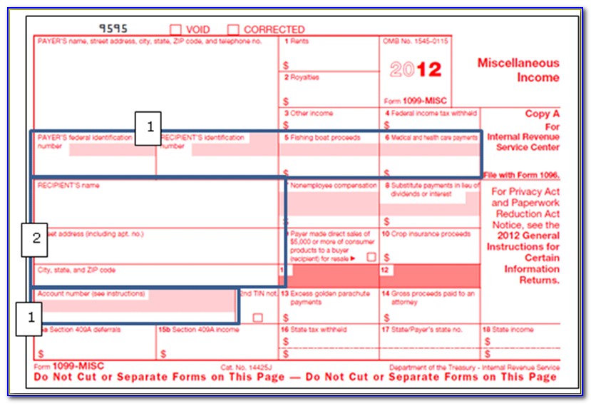 Filing Form 1099 And 1096