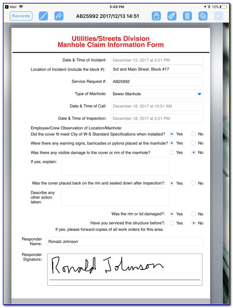 Fillable Forms For Ipad Pro