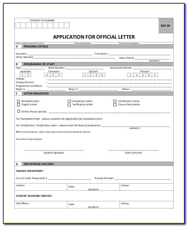Fnu Application Form Online