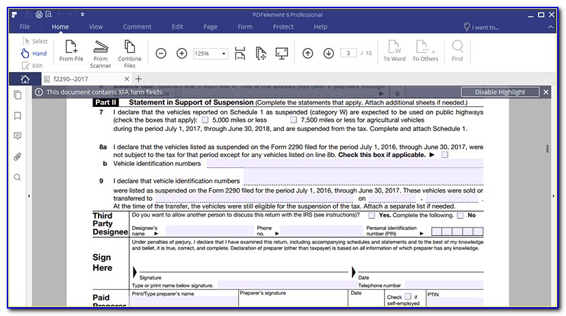 How To Fill Out Form 2290 Online